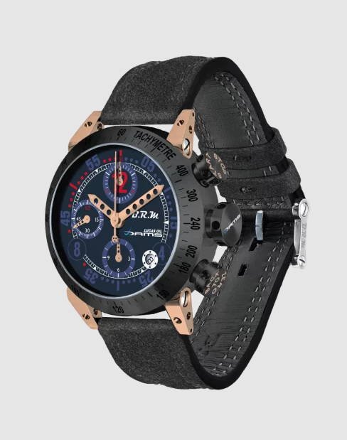 BRM Partners GP-40-N-BLC Dams Lucas Oil 2025 Gold Replica Watch